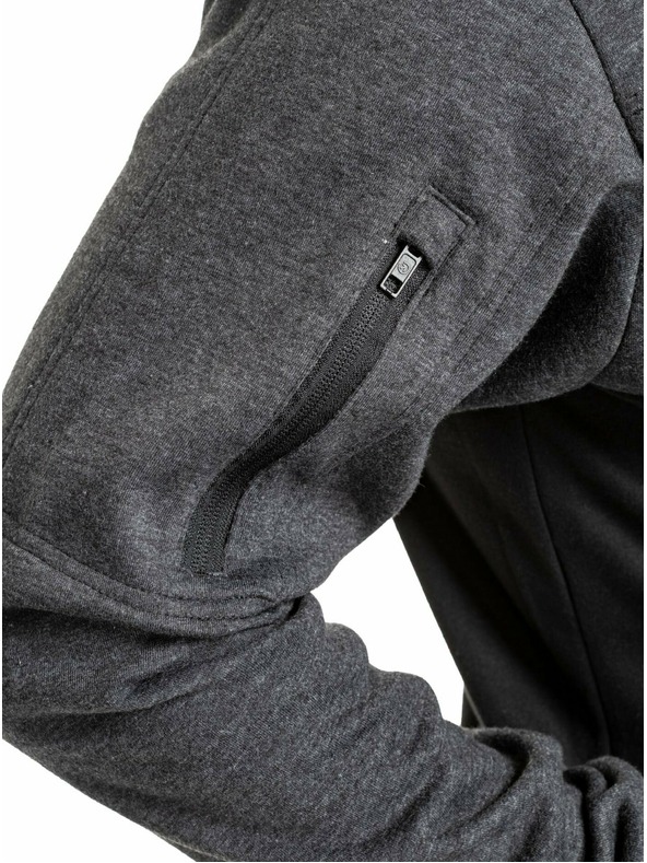 Meatfly Meatfly férfi technikai pulóver Josh Heather Black | Fekete | Méret