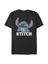 ZOOT.Fan Fekete férfi Disney STITCH póló