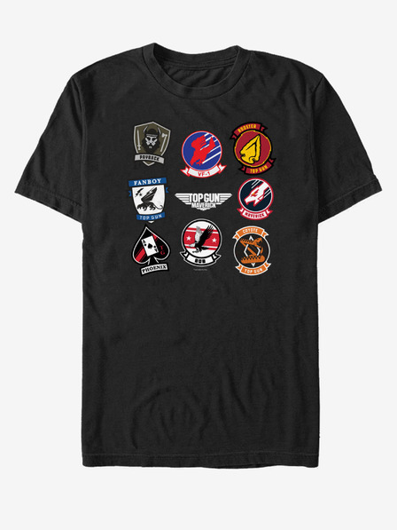 ZOOT.Fan Fekete uniszex Paramount Red Eagle póló