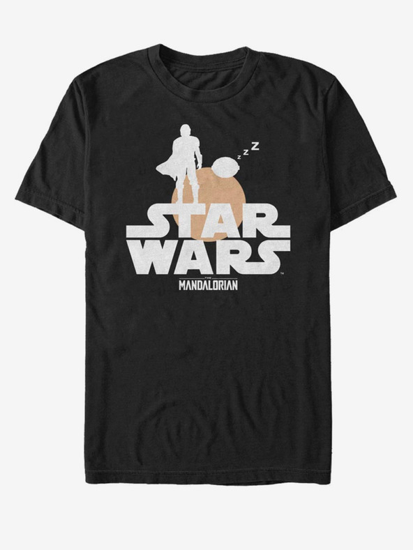 ZOOT.Fan Fekete uniszex póló Star Wars Sunset Duo