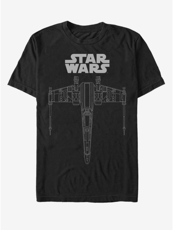 ZOOT.Fan Fekete Férfi Star Wars X-wing Dash póló