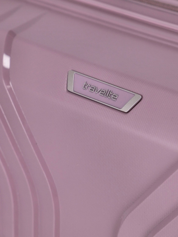Travelite Rózsaszín női Travelite Elvaa 4w M Rosé bőrönd
