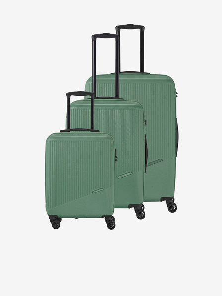 Travelite Három darabos Travelite Bali S,M,L zöld utazótáska készlet
