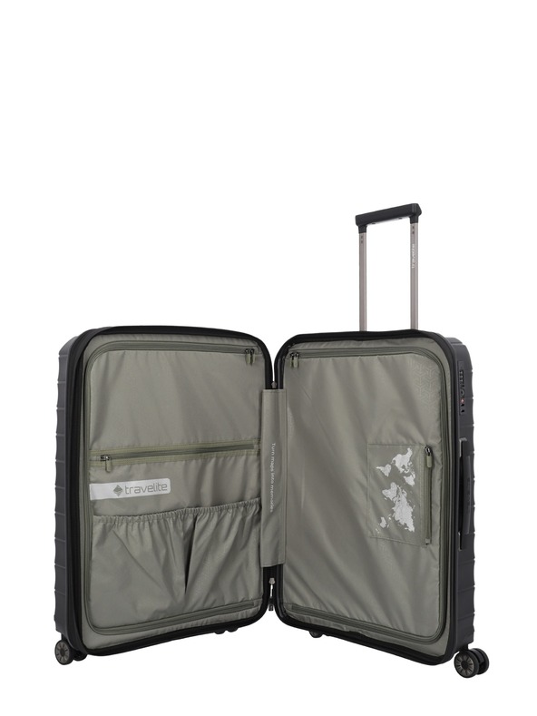 Travelite Travelite Mooby M fekete bőrönd