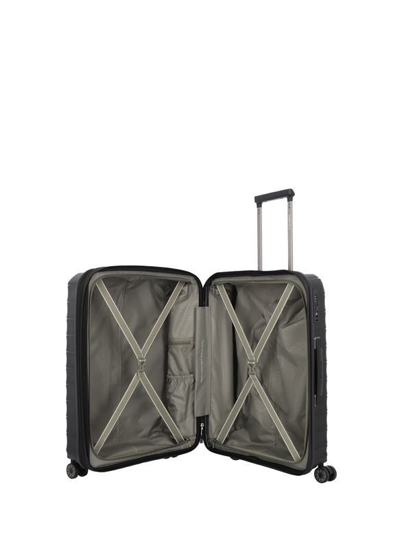 Travelite Travelite Mooby M fekete bőrönd