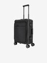 Travelite Fekete Travelite Next 4w S bőrönd elülső zsebben