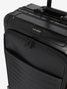 Travelite Fekete Travelite Next 4w S bőrönd elülső zsebben
