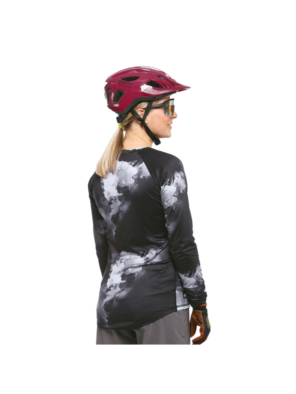 Horsefeathers Women's bike jersey Deco grey HORSEFEATHERS