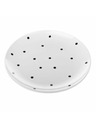 Casa de Engel Kerámia tányér, fehér fekete pöttyökkel, 12/24