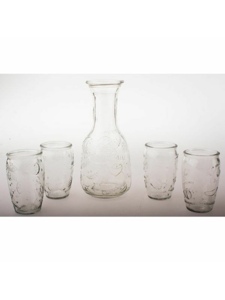 Casa de Engel Karafa 4 pohárral, átlátszó, 0/8