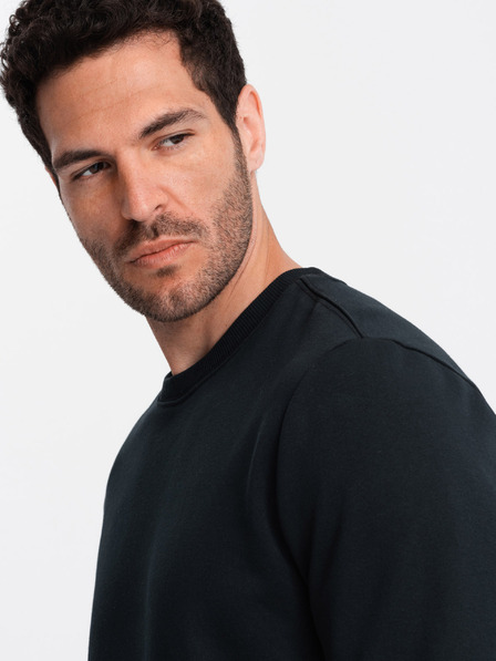 Ombre Clothing Férfi pamut BASIC pulóver Ombre Clothing