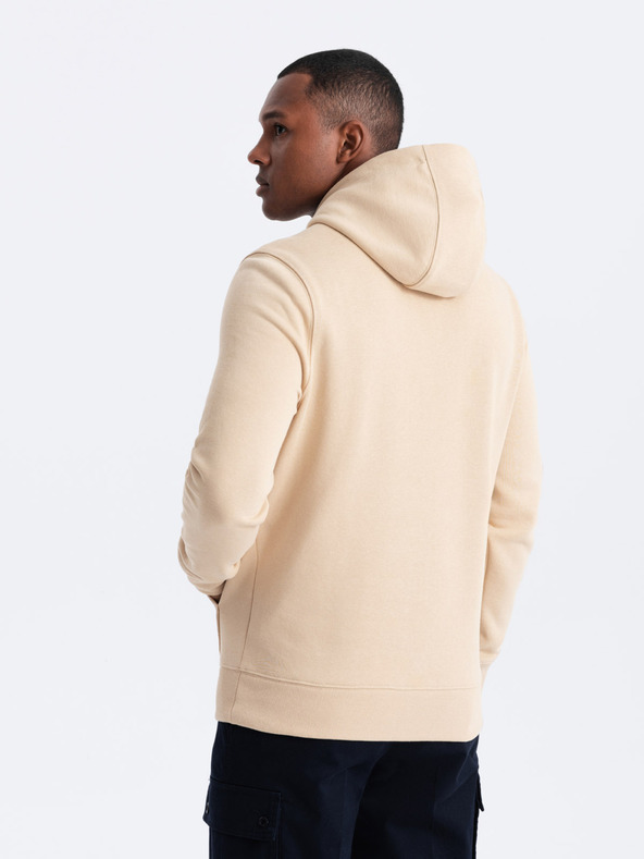 Ombre Clothing Férfi pamut kapucnis pulóver BASIC Ombre Clothing