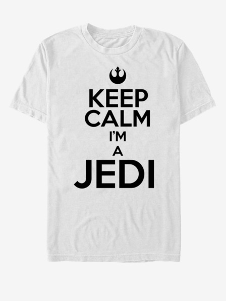 ZOOT.Fan Fehér uniszex póló Star Wars Keep Lightsaber