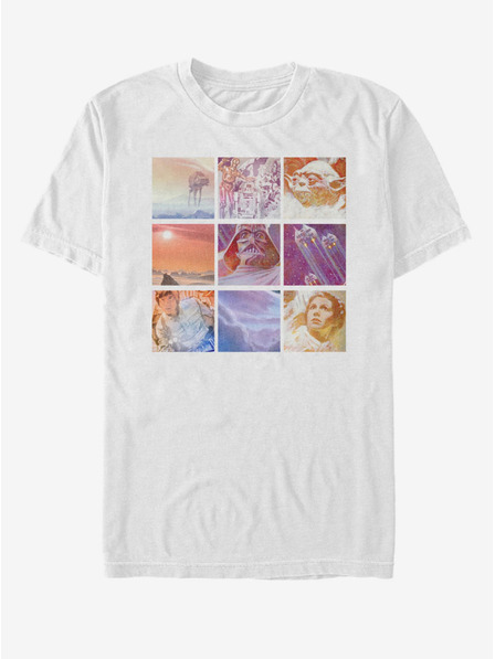 ZOOT.Fan Fehér férfi Star Wars Three By Three póló