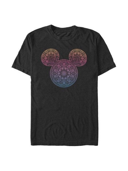ZOOT.Fan Fekete férfi Disney Mickey Mandala Mandala Fill póló
