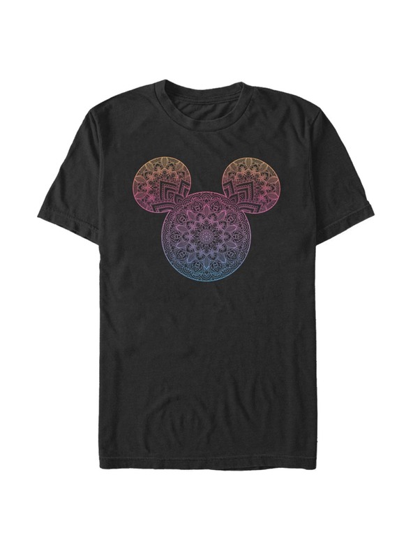 ZOOT.Fan Fekete férfi Disney Mickey Mandala Mandala Fill póló