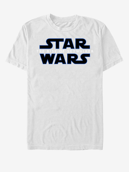 ZOOT.Fan Fehér unisex póló Star Wars Episode 9 Logo