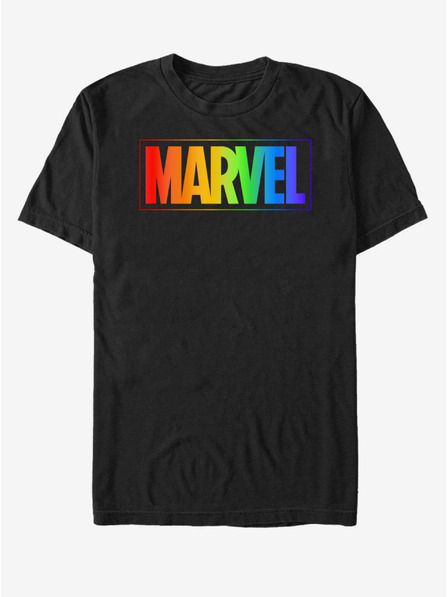 ZOOT.Fan Fekete Férfi Marvel Rainbow póló Marvel
