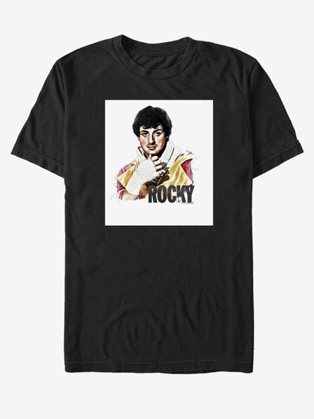 ZOOT.Fan Fekete uniszex póló ZOOT.Fan Rocky Pose