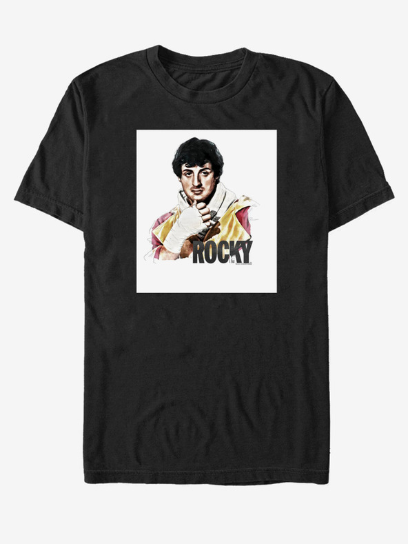 ZOOT.Fan Fekete uniszex póló ZOOT.Fan Rocky Pose