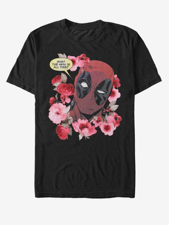 ZOOT.Fan Fekete uniszex Marvel Mi ez a póló