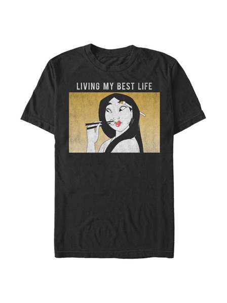 ZOOT.Fan Fekete Férfi Disney Mulan Meme póló