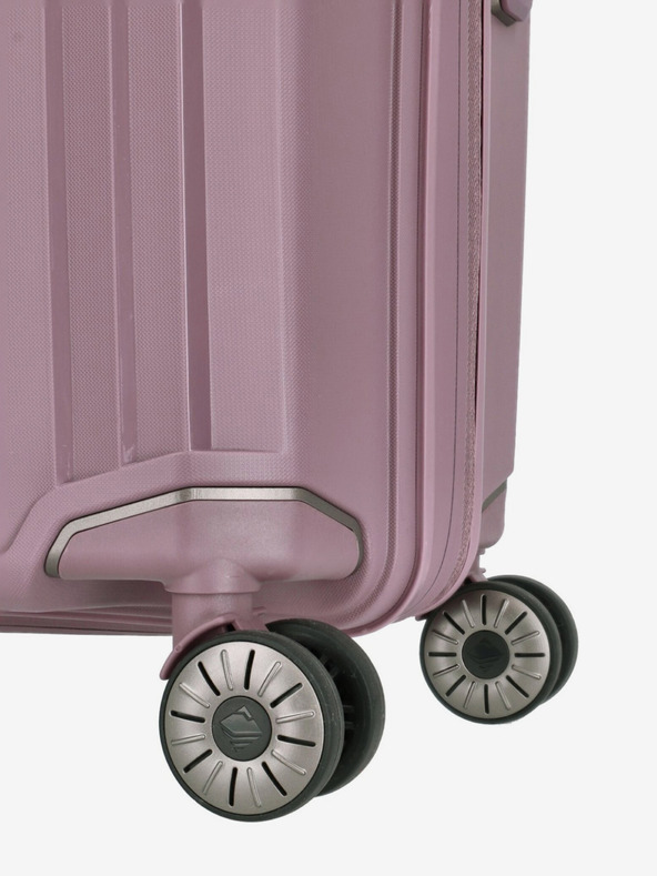 Travelite Rózsaszín Női Travelite Elvaa 4w L Rosé bőrönd