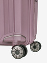 Travelite Rózsaszín Női Travelite Elvaa 4w L Rosé bőrönd