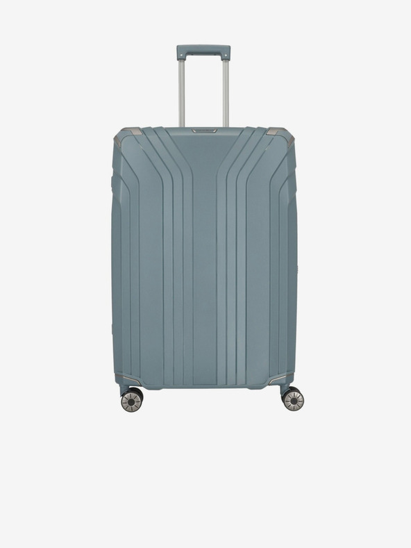 Travelite Szürke és kék Travelite Elvaa 4w L bőrönd Travelite Elvaa 4w L bőrönd