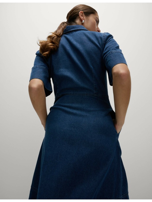 Marks & Spencer Farmer ingruha elöl gombos Marks & Spencer sötétkék