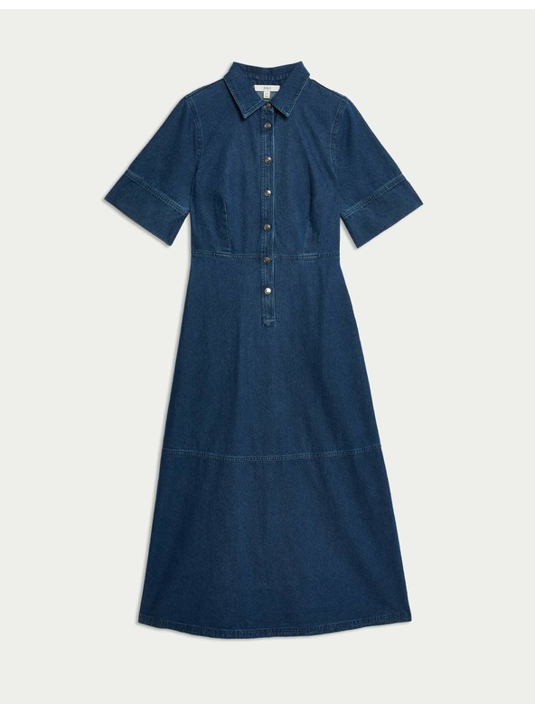 Marks & Spencer Farmer ingruha elöl gombos Marks & Spencer sötétkék