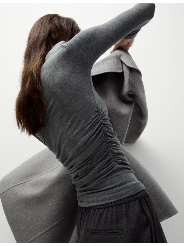 Marks & Spencer Nyakig dekoltált felső Marks & Spencer szürke