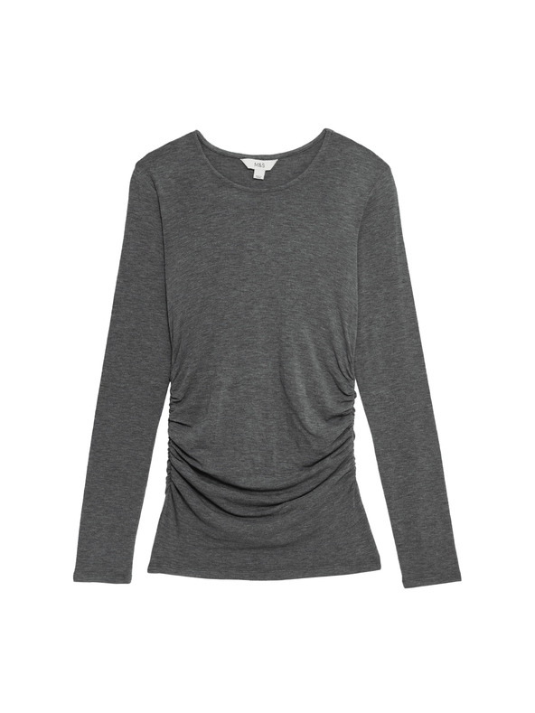 Marks & Spencer Nyakig dekoltált felső Marks & Spencer szürke