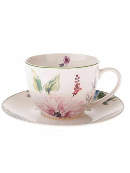 Casa de Engel Porcelán csészealjas csésze, 260ml, 6/36