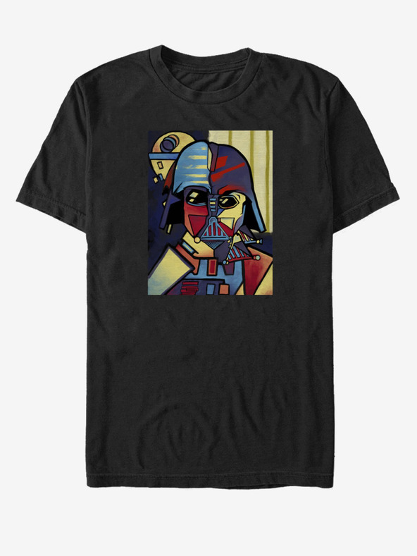 ZOOT.Fan Fekete unisex póló Star Wars Picasso Vader