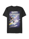 ZOOT.Fan Fekete férfi Disney Happy Caturday Stars póló