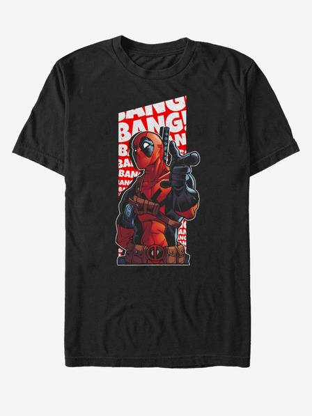 ZOOT.Fan Fekete unisex póló Marvel Bang Bang Bang Bang