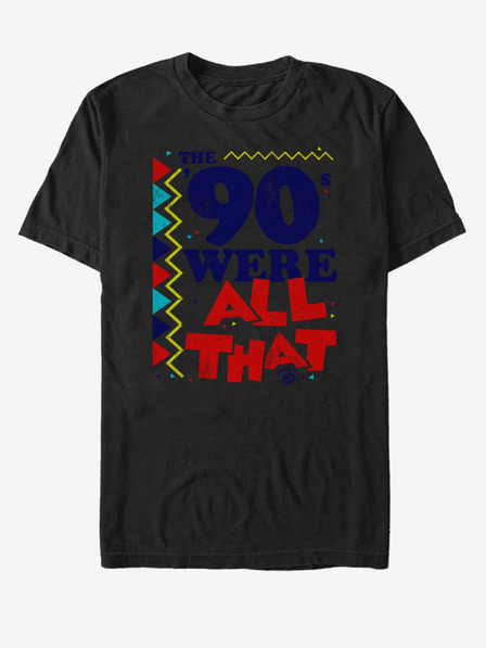 ZOOT.Fan Fekete uniszex Nickelodeon 90 All póló