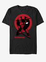 ZOOT.Fan Fekete Unisex póló Marvel szamuráj Deadpool