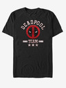 ZOOT.Fan Fekete unisex póló Marvel Deadpool Team Stuff