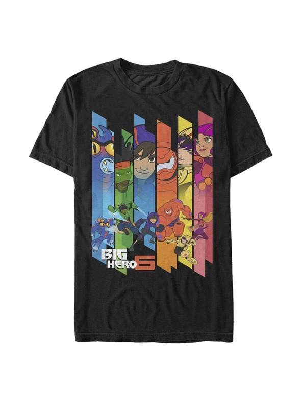 ZOOT.Fan Fekete Férfi Disney függönyök póló