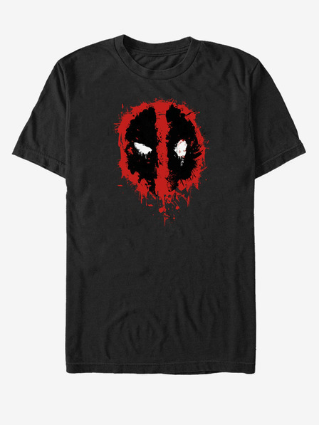 ZOOT.Fan Fekete uniszex póló Marvel Deadpool Splatter Icon