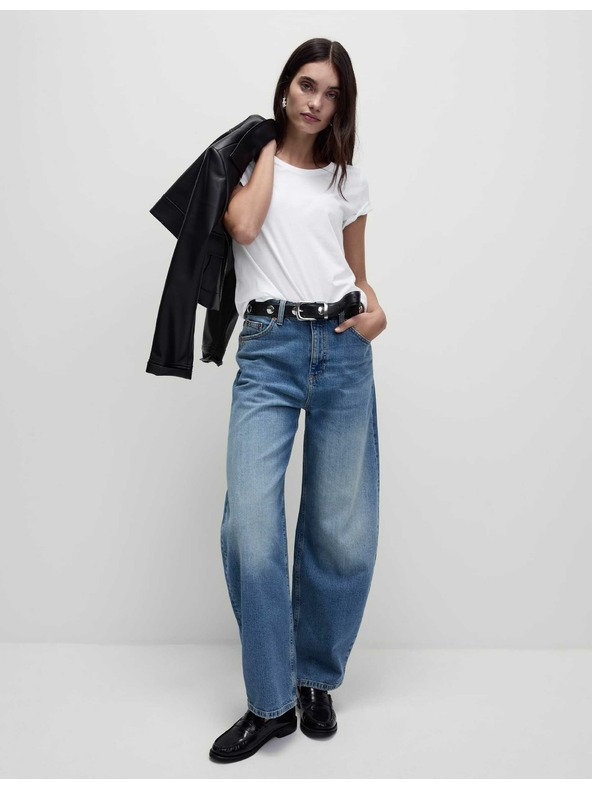 Marks & Spencer Tiszta pamut póló Marks & Spencer fehér