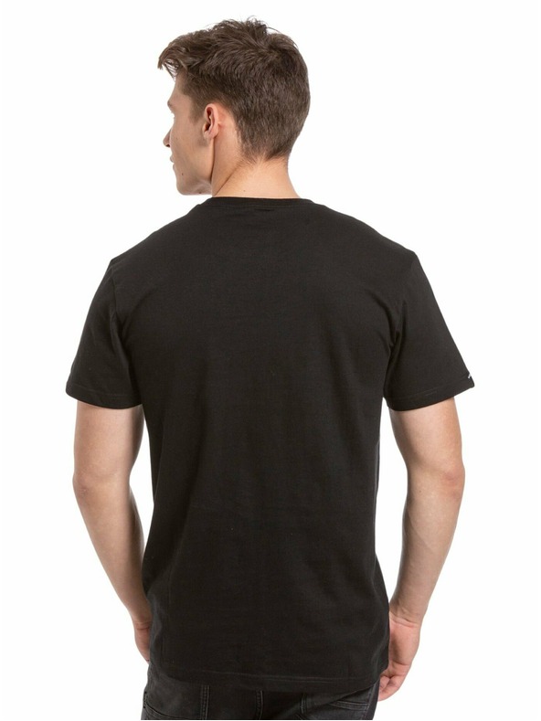 Meatfly Meatfly Joe fekete/fekete férfi póló | Fekete | Méret S | 100% pamut