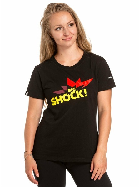 Meatfly Meatfly Big Shock! fekete női póló | Fekete | Méret