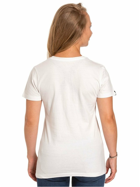 Meatfly Meatfly Blossom White női póló | Fehér | Méret