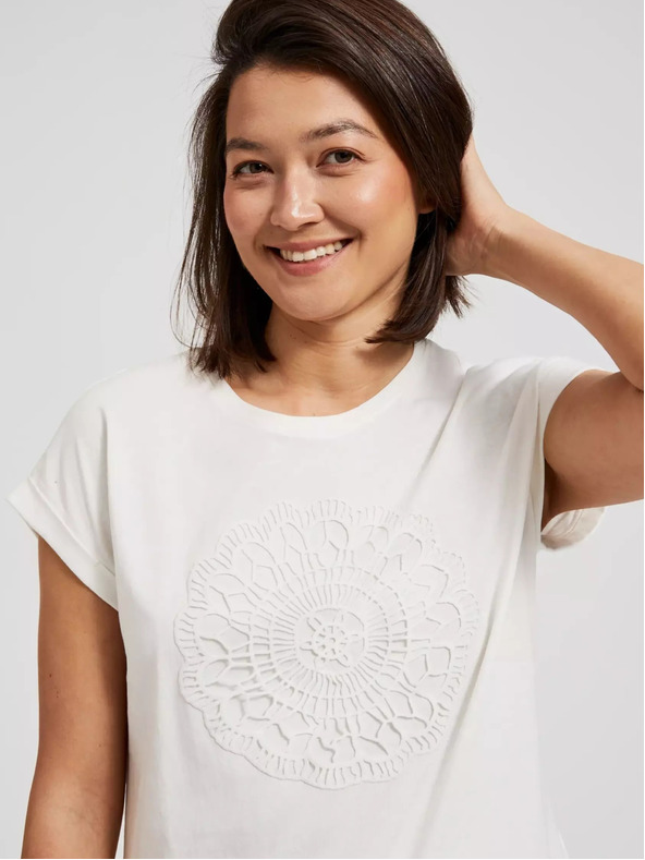 Moodo Női hímzett póló Moodo