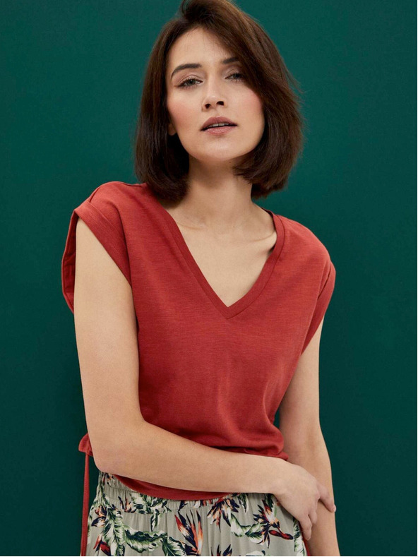 Moodo Moodo Narancssárga női póló