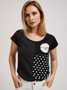 Moodo Női pöttyös póló Moodo