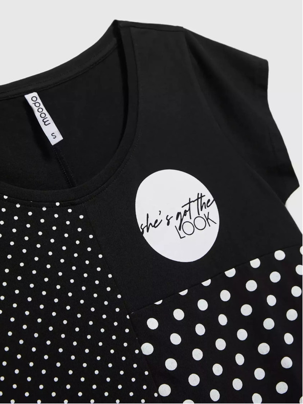 Moodo Női pöttyös póló Moodo